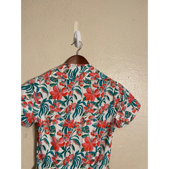 Bernie Dexter Francis Dress in Hibiscus Womans XS - Picture 9 of 10